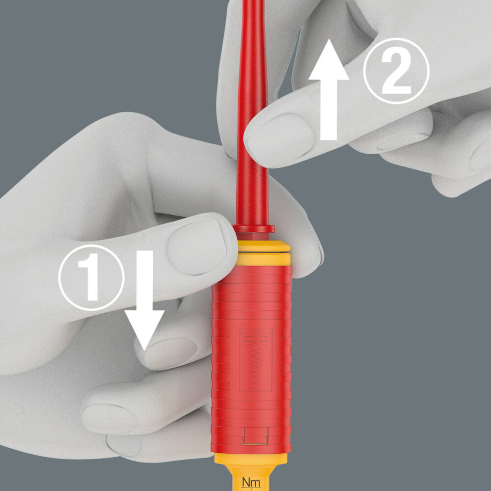 Zestaw trzpieni wymiennych z rękojeścią dynamometryczną 1,2-3,0Nm VDE 15 Torque | 05059291001