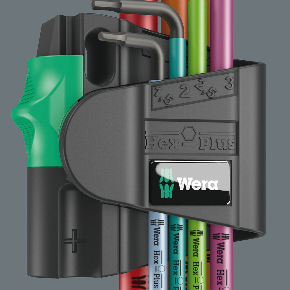 950/7 Hex-Plus Multicolour Magnet 1 Zestaw kluczy trzpieniowych z kulką, BlackLaser | 05022534001 - Centrum Techniczne Gałązka
