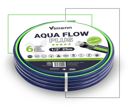 Wąż ogrodowy AQUA FLOW PLUS 1/2"-25m | V50000