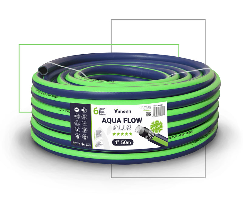 Wąż ogrodowy AQUA FLOW PLUS 1"-50m | V50005
