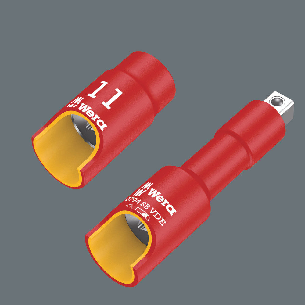 8790 B VDE Końcówka wymienna klucza nasadowego Zyklop, izolowana, 3/8" 15.0x46,0 | 05004959001 - Centrum Techniczne Gałązka